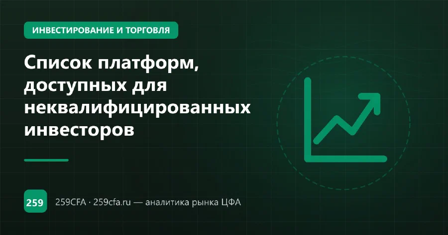 Список платформ, доступных для неквалифицированных инвесторов