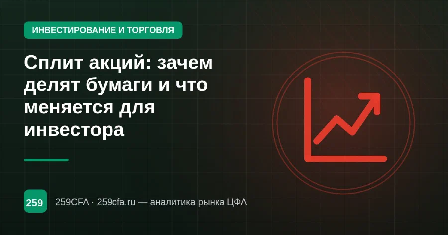 Сплит акций: зачем делят бумаги и что меняется для инвестора