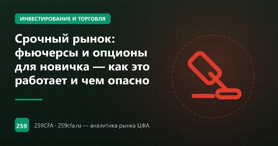 Срочный рынок: фьючерсы и опционы для новичка — как это работает и чем опасно