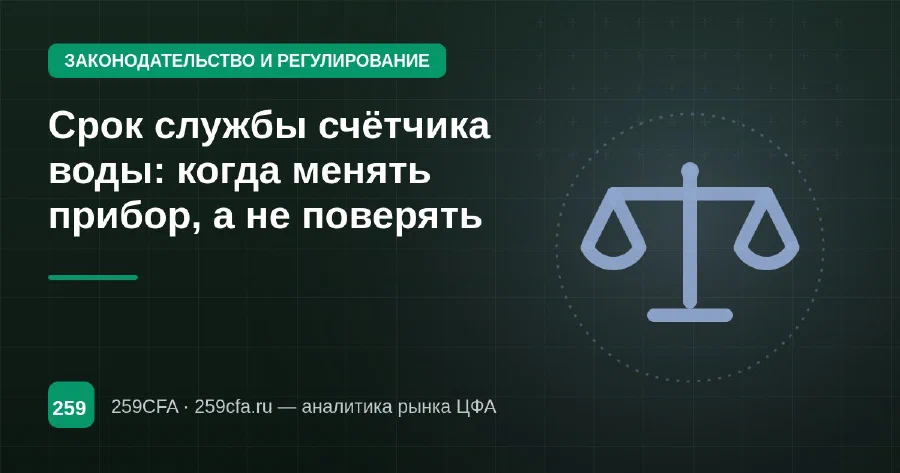 Срок службы счётчика воды: когда менять прибор, а не поверять