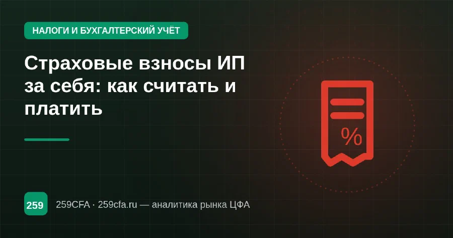 Страховые взносы ИП за себя: как считать и платить