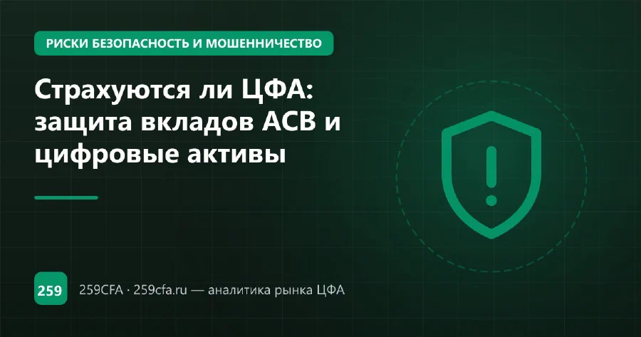 Страхуются ли ЦФА: защита вкладов АСВ и цифровые активы
