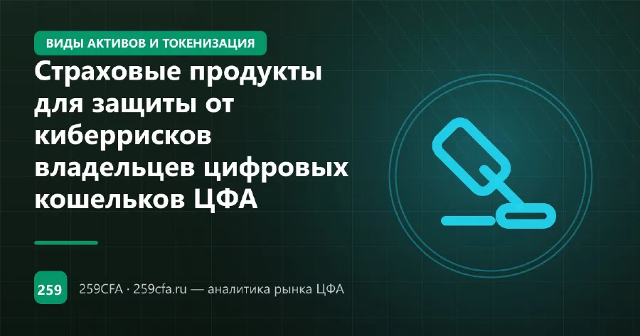Страховые продукты для защиты от киберрисков владельцев цифровых кошельков ЦФА