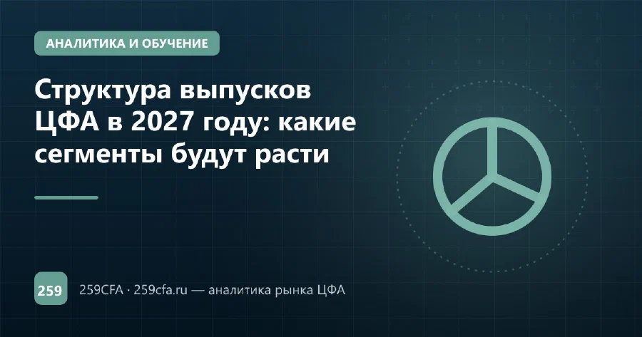 Структура выпусков ЦФА в 2027 году: какие сегменты будут расти