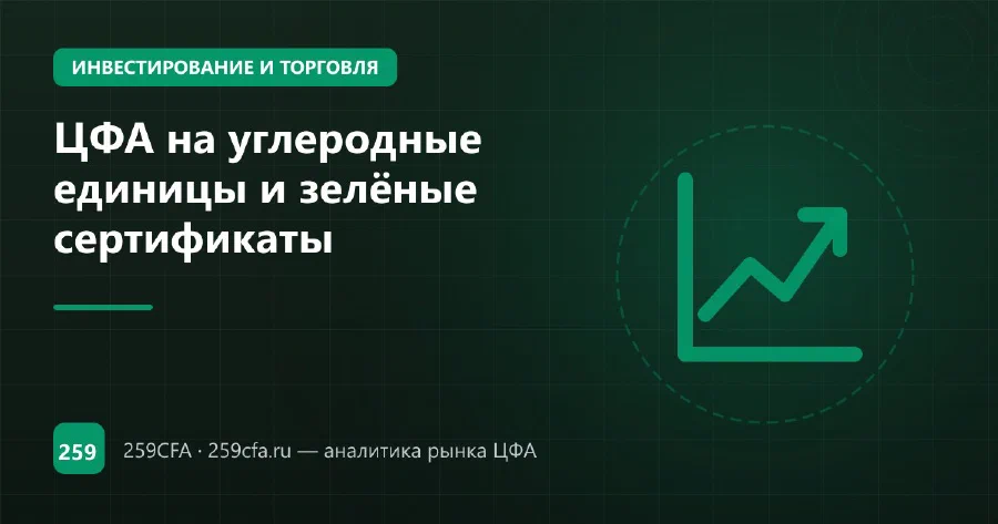 ЦФА на углеродные единицы и зелёные сертификаты