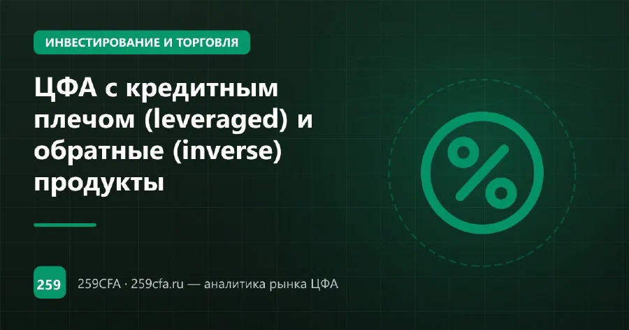 ЦФА с кредитным плечом (leveraged) и обратные (inverse) продукты