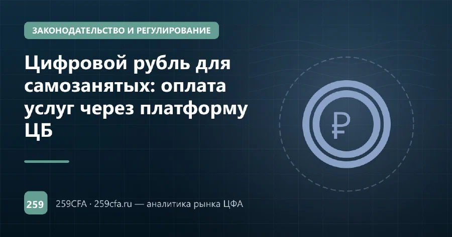 Цифровой рубль для самозанятых: оплата услуг через платформу ЦБ