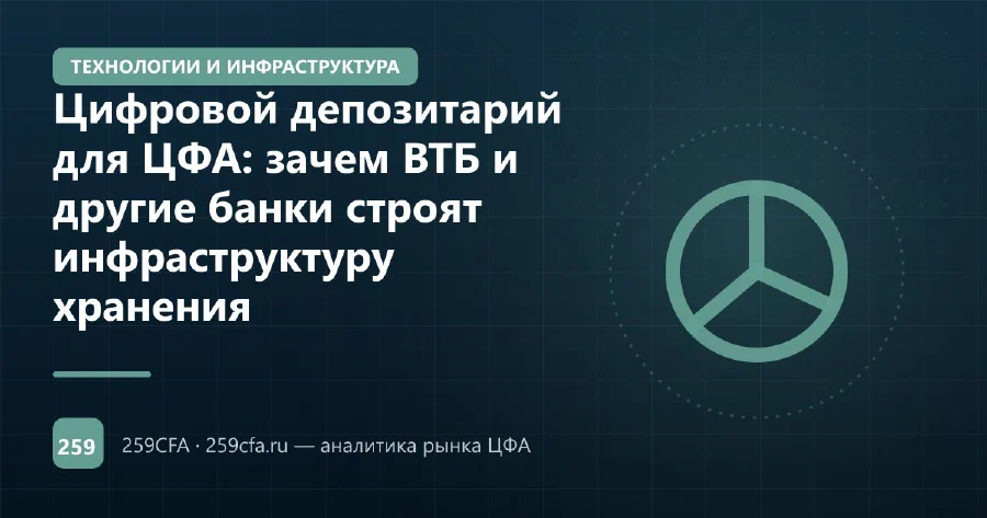 Цифровой депозитарий для ЦФА: зачем ВТБ и другие банки строят инфраструктуру хранения