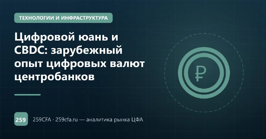 Цифровой юань и CBDC: зарубежный опыт цифровых валют центробанков