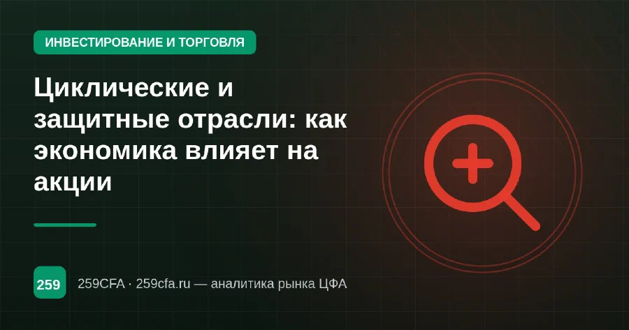 Циклические и защитные отрасли: как экономика влияет на акции