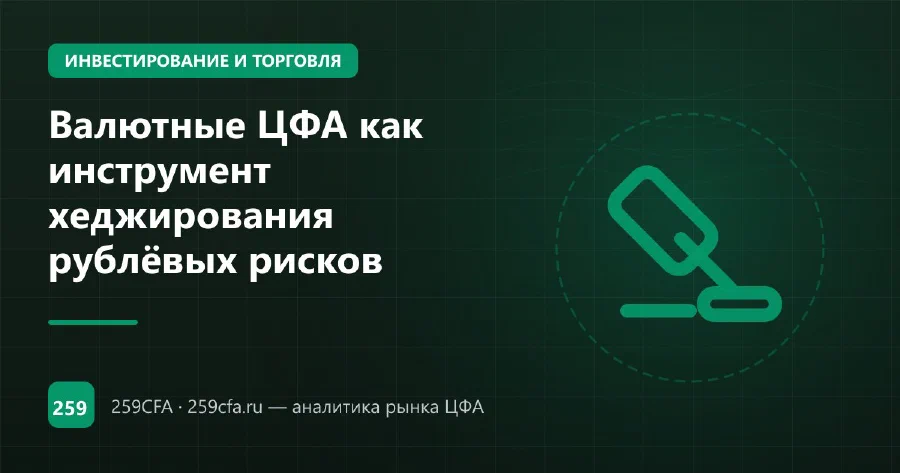 Валютные ЦФА как инструмент хеджирования рублёвых рисков