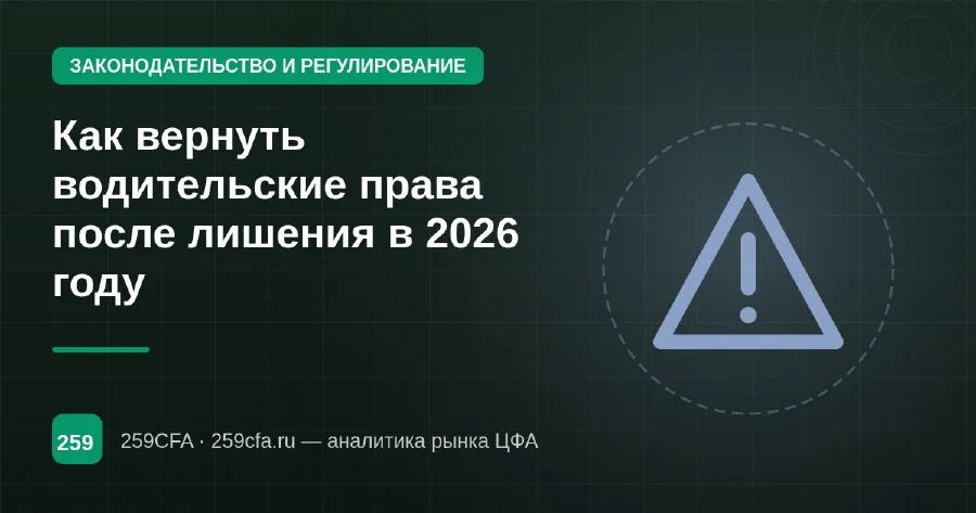Как вернуть водительские права после лишения в 2026 году