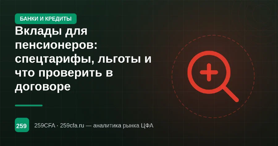 Вклады для пенсионеров: спецтарифы, льготы и что проверить в договоре