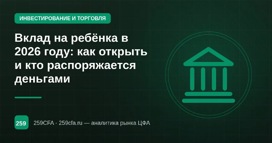 Вклад на ребёнка в 2026 году: как открыть и кто распоряжается деньгами