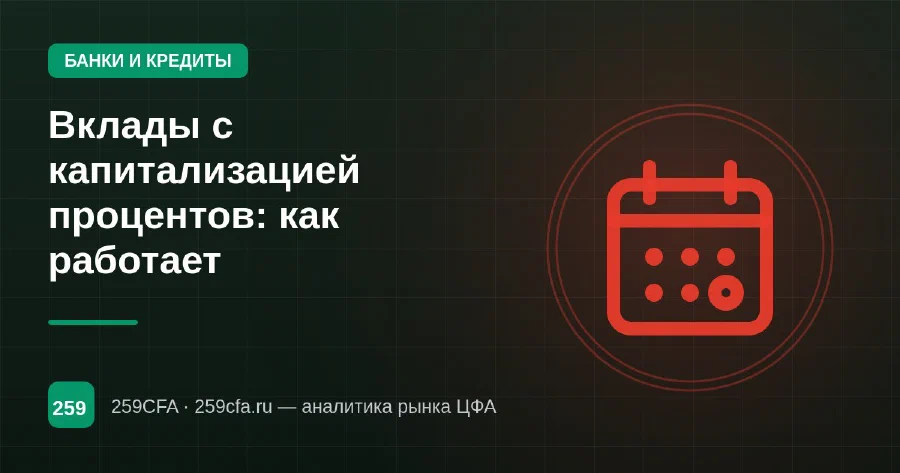 Вклады с капитализацией процентов: как работает