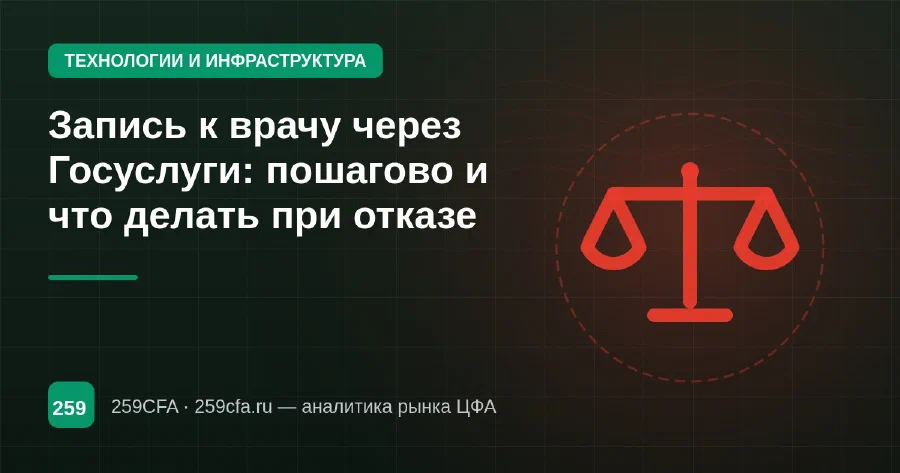 Запись к врачу через Госуслуги: пошагово и что делать при отказе